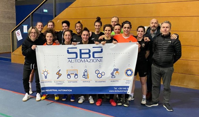 sponsor sb2 automazioni - calcio femminile